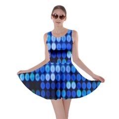 Pattern Blue Logo Skater Dress by artworkshop