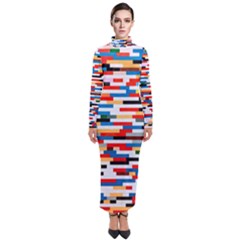 Pattern Wallpaper Turtleneck Maxi Dress by artworkshop