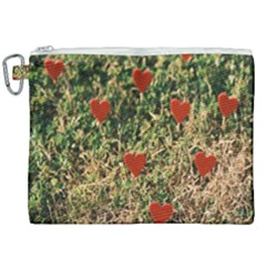 Valentine Day Heart Forest Canvas Cosmetic Bag (xxl) by artworkshop