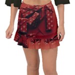 Valentines Gift Fishtail Mini Chiffon Skirt