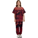 Valentines Gift Kids  Tee and Pants Sports Set