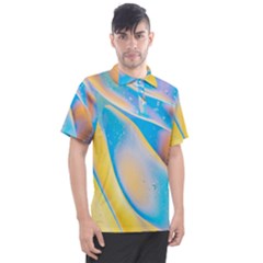 Water And Sunflower Oil Men s Polo Tee by artworkshop