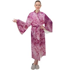 Pink Chiffon Tutu Maxi Velour Kimono by PollyParadiseBoutique7