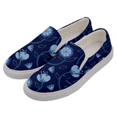 Flower Men s Canvas Slip Ons by zappwaits
