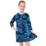 Texture Background Kids  Quarter Sleeve Shirt Dress