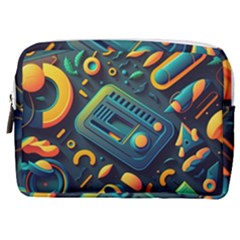 Abstract Pattern Background Make Up Pouch (medium)