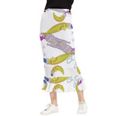 Komar 1 Maxi Fishtail Chiffon Skirt