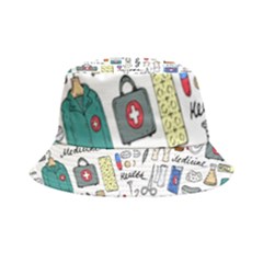 Medical Biology Detail Medicine Psychedelic Science Abstract Abstraction Chemistry Genetics Art Patt Inside Out Bucket Hat by Jancukart
