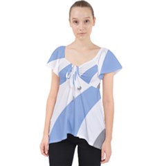 Abstract Pattern T- Shirt Abstract Pattern 4 Lace Front Dolly Top by maxcute