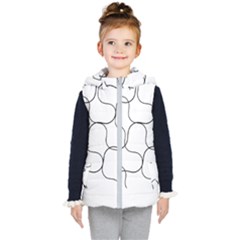 Abstract Pattern T- Shirt Abstract Pattern2 Kids  Hooded Puffer Vest by maxcute