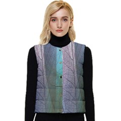 Abstract Pattern  Women s Short Button Up Puffer Vest by artworkshop