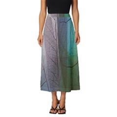 Abstract Pattern  Classic Midi Chiffon Skirt
