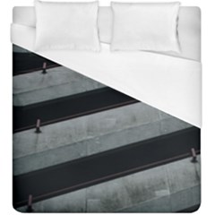 Pattern With A Cement Staircase Duvet Cover (king Size) by artworkshop