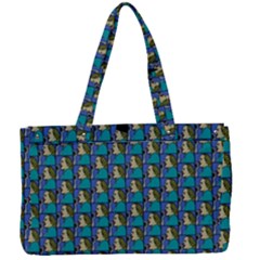 Evita Pop Art Style Graphic Motif Pattern Canvas Work Bag by dflcprintsclothing