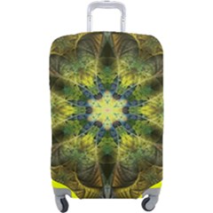Fractal-fantasy-design-background- Luggage Cover (large) by Vaneshart