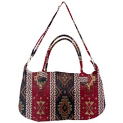 Uzbek Pattern In Temple Removal Strap Handbag