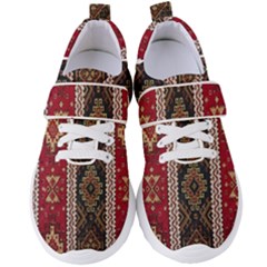 Uzbek Pattern In Temple Women s Velcro Strap Shoes