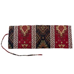 Uzbek Pattern In Temple Roll Up Canvas Pencil Holder (s)