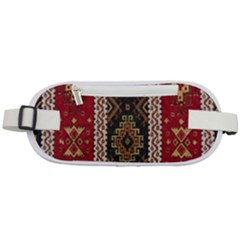 Uzbek Pattern In Temple Rounded Waist Pouch