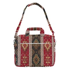 Uzbek Pattern In Temple Macbook Pro 13  Shoulder Laptop Bag 