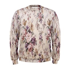 Vintage Floral Pattern Men s Sweatshirt