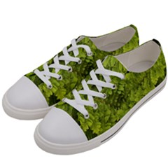Botanical Motif Plants Detail Photography Women s Low Top Canvas Sneakers by dflcprintsclothing