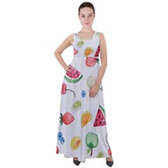 Fruit! Empire Waist Velour Maxi Dress by fructosebat