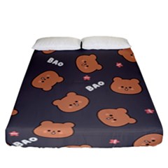 Bears! Fitted Sheet (california King Size)