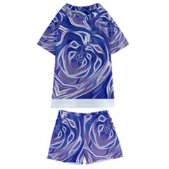 Abstract T- Shirt Abstract Colourful Aesthetic Beautiful Dream Love Romantic Retro Dark Design Vinta Kids  Swim Tee And Shorts Set by maxcute