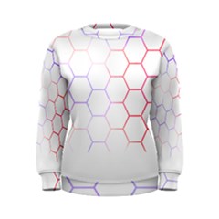 Abstract T- Shirt Honeycomb Pattern 7 Women s Sweatshirt by maxcute