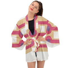 Abstract T- Shirt Model 23 T- Shirt Long Sleeve Kimono by maxcute