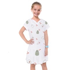 Avocado T- Shirtavocado Pattern T- Shirt Kids  Drop Waist Dress by maxcute