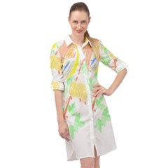 Bird Lover T- Shirtbird T- Shirt (5) Long Sleeve Mini Shirt Dress by maxcute