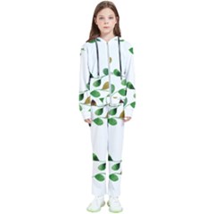 Boho Leaf Pattern T- Shirt Boho Leaf Pattern T- Shirt Kids  Tracksuit by maxcute