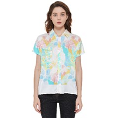 Fashion T- Shirt Fashion Tropical Pattern T- Shirt Short Sleeve Pocket Shirt by maxcute