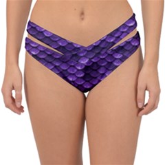 Purple Scales! Double Strap Halter Bikini Bottom by fructosebat