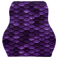 Purple Scales! Car Seat Velour Cushion  by fructosebat
