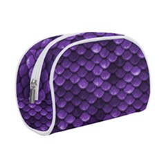 Purple Scales! Make Up Case (small) by fructosebat