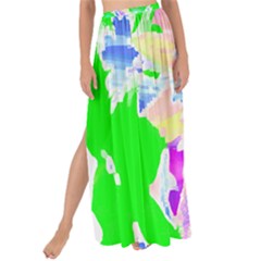 Flowers T- Shirt Abstract Flowers Maxi Chiffon Tie-up Sarong by maxcute