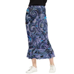Dweeb Design Maxi Fishtail Chiffon Skirt by MRNStudios