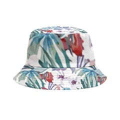 Hawaii T- Shirt Hawaii Flora Pattern T- Shirt Inside Out Bucket Hat by maxcute