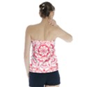 Intricate Mandala T- Shirt Shades Of Pink Floral Mandala T- Shirt Strapless Top View2