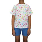 Mircobes T- Shirt Microbial Pattern T- Shirt Kids  Short Sleeve Swimwear