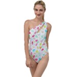 Mircobes T- Shirt Microbial Pattern T- Shirt To One Side Swimsuit