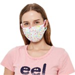 Mircobes T- Shirt Microbial Pattern T- Shirt Crease Cloth Face Mask (Adult)