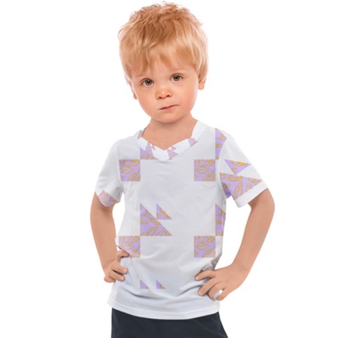 Nature Pattern T- Shirt Minimalist Leaf Line Art Illustration As A Seamless Surface Pattern Design ( Kids  Sports Tee by maxcute