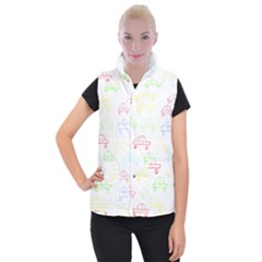Pattern Design Colored Car Boys Gi T- Shirt Colored Car Pattern Design For Boys And Girls T- Shirt Women s Button Up Vest by maxcute