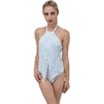 Pattern T- Shirt Lacy Leaves T- Shirt Go with the Flow One Piece Swimsuit