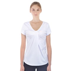 Rectangular T- Shirt Rectangular Grid Pattern - Grey T- Shirt Short Sleeve Front Detail Top by maxcute