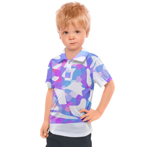 Silhouette Design T- Shirt Silhouette Design Abstract Maze Geometric Abstract Colours T- Shirt Kids  Polo Tee by maxcute